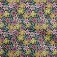 thumbnail image 1 of oneOone Georgette Viscose Pink Fabric Floral Retro Craft Projects Decor Fabric Printed By The Yard 42 Inch Wide, 1 of 5