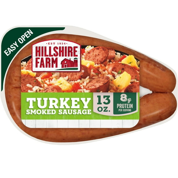 Hillshire Farm Turkey Smoked Sausage Rope, 13 oz (Refrigerated)