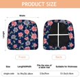 thumbnail image 3 of Pioneer Flower Seat Covers for Dining Room Chairs Set Of 4,Stretch Printed Washable Chair Seat Cover with Elastic Ties and Button,Removable Waterproof Couch Cushion Covers, 3 of 6