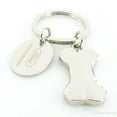 thumbnail image 2 of Ford Explorer Dog Bone Shaped Key Chain With Id Tag (Chrome), 2 of 4
