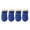 Blue, variant on VOUZZA Dog Snow Boots, Winter Pet Cotton Shoes Size L, Warm Paw Protection Footwear for Dogs, Outdoor Cold Weather Puppy Boots
