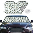thumbnail image 2 of Fotbe Colorful Grass Car Windshield Sunshade | Sun Visor Protector Front Window Shade, Keeps Out UV Rays, Keeps Your Vehicle Cool-Small, 2 of 7