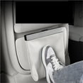 thumbnail image 5 of Leather Car Trash Can Magnetic Seat Back Hanging Hidden Storage Bag Vehicle Interior Organizer Creative Auto Accessories white, 5 of 5