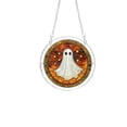 thumbnail image 2 of Cififendec Halloween Stained Glass Puzzle Suncatcher, 8.66", Acrylic Hanging Window Decor for Bay Window Porch Eave Glass Door Autumn Window Focal Embellishment, 2 of 5
