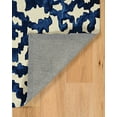 thumbnail image 5 of Linon Home Decor Trio Area Rug Collection, Ivory and Blue, 1'10" x 2'10", 5 of 5