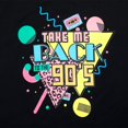 thumbnail image 5 of MOUSYA Take Me Back to The 90s Shirts for Women Vintage Off The Shoulder Shirt Retro Style 90s Birthday Party Tops, 5 of 6