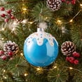 thumbnail image 2 of 4-Count Blue Candy Ball Shatterproof Christmas Ornaments, 4", by Holiday Time, 2 of 5