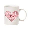 thumbnail image 1 of Regalo de mamá Taza de regalo para el día de la madre con impresión de letras y texto conmovedores, 1 of 4