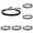 Black, variant on Handmade Tibetan String Bracelet Adjustable Woven Rope Knot Friendship Bracelets for Men and Women, 4PCS, 18 cm, Black 4Packs