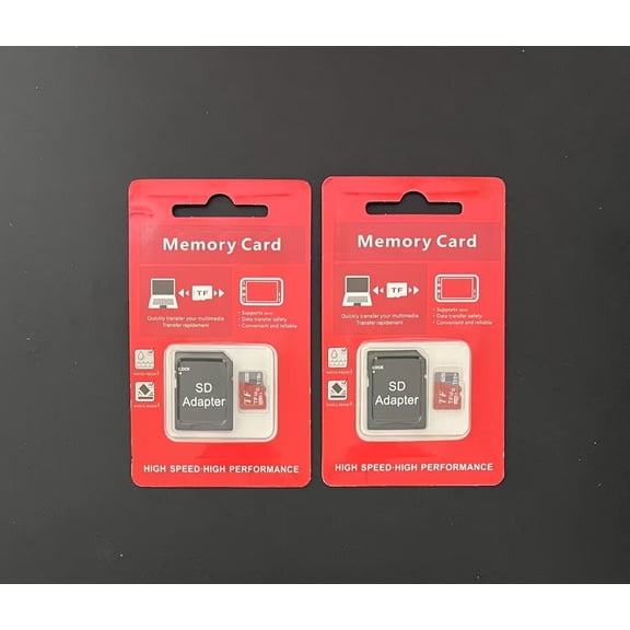 2 Set x 1 TB TF Memory Card with Adapter Include, Universal Memory Card Compatible with Phone, Tablet, Drone, GPS, Camera