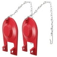 thumbnail image 3 of MasteelfCA 2 Pcs Couvercle de Valves de Toilette Couvercle de Rabat de Toilette Salle de Bain, 3 of 8