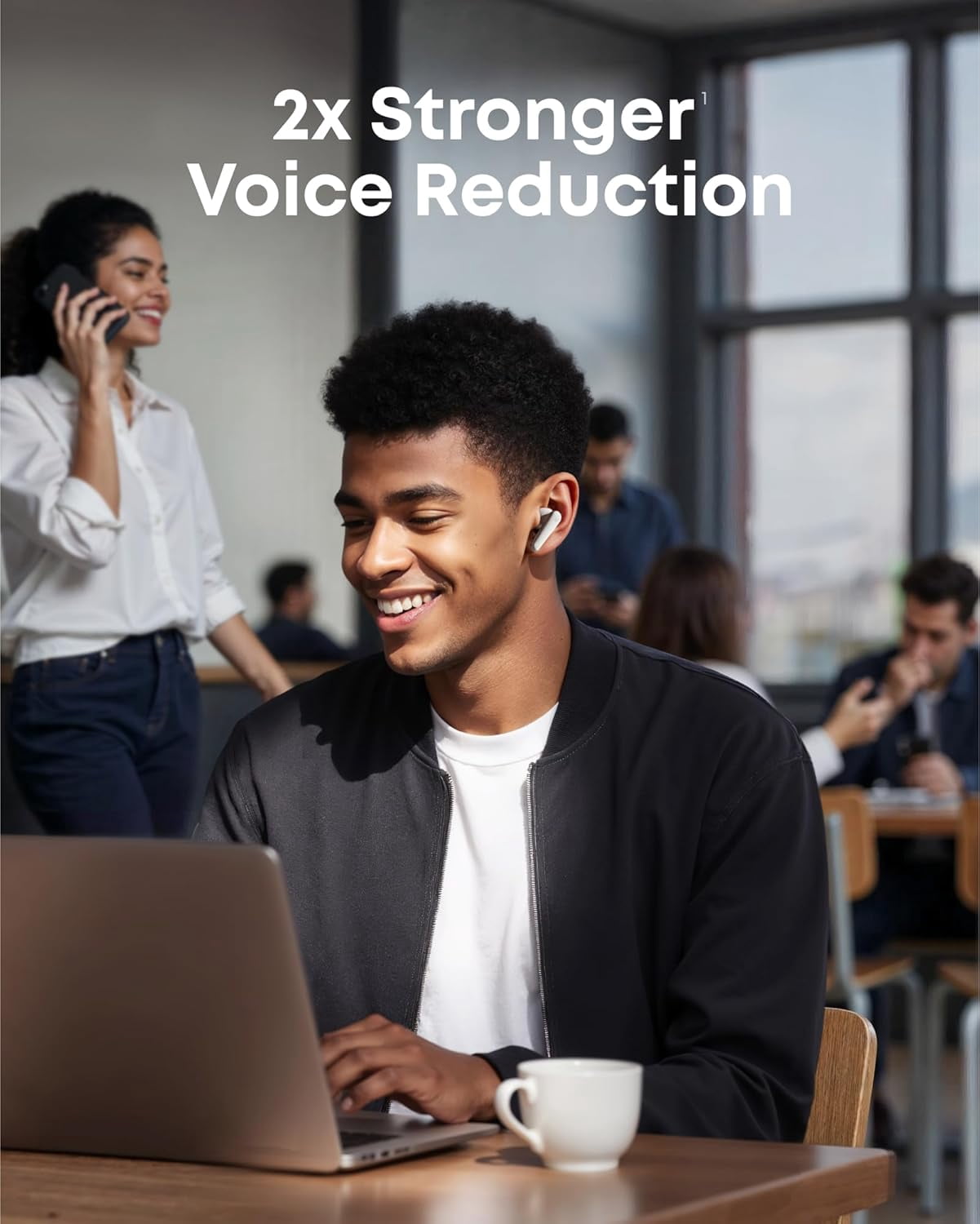 Soundcore Liberty 5 Noise-Cancelling Earbuds, Adaptive ANC, 2x Voice Reduction, Dolby Audio, 6-Mic AI Calls