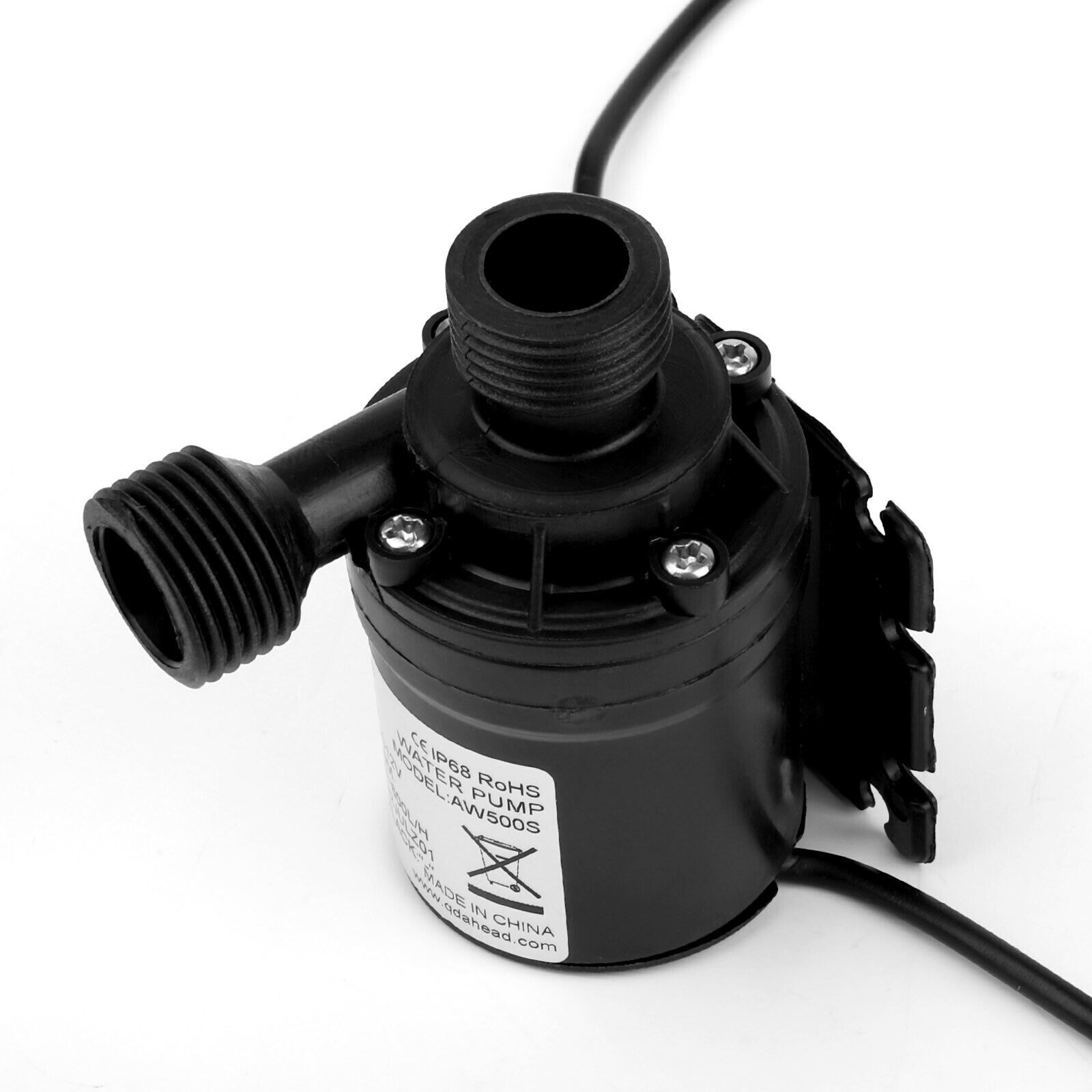 12V High Pressure 800L/H Brushless Submersible Water Pump Automatic Self-priming