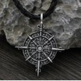 thumbnail image 1 of Amuleto de runas vikingas nórdicas vintage, colgante de metal de alta calidad, collar para hombre, locomotora, accesorios de fiesta de hip hop, regalo, 1 of 4