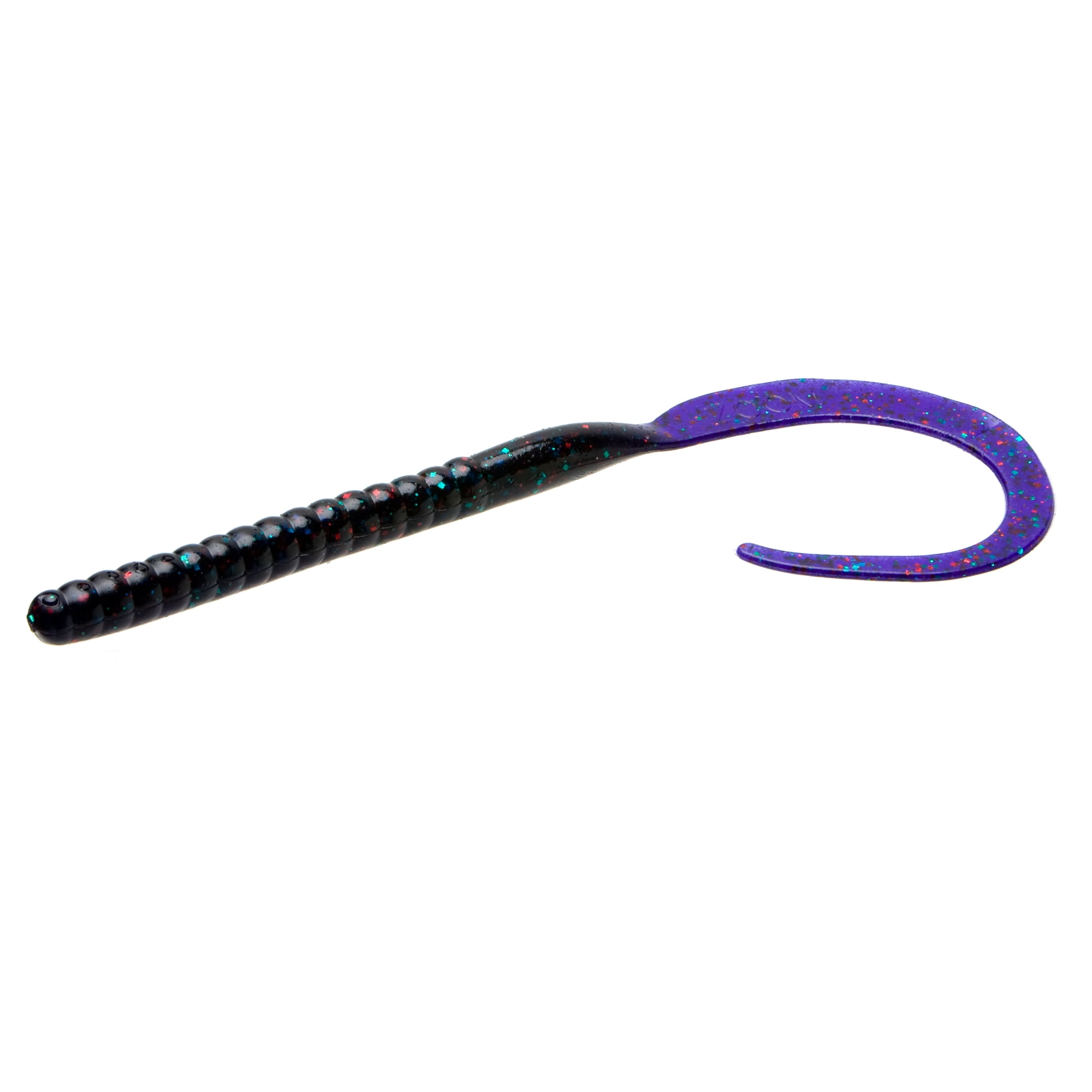 みみ Zoom Trick Worm 6.5'' Black 20pk - Walmart.com