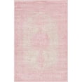 thumbnail image 1 of Unique Loom Bromley Traditional Border Rug 4' x 6' Rectangular Pink/Ivory, 1 of 2