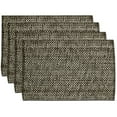 thumbnail image 2 of Trends Collection Two Tone 100% Cotton Woven 13" x 19" Placemat Chocolate 4 Pack, 2 of 2