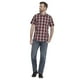 thumbnail image 4 of Camisa Casual Hombre Lee Slim Fit Manga Corta 360 Vino CH, 4 of 5