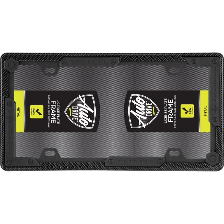 Auto Drive Aluminum Carbon Fiber Tactical License Plate Frame photo 7