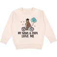 thumbnail image 2 of Inktastic My Nana Papa Love Me Grandchild Toddler Sweatshirt, 2 of 4