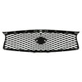 thumbnail image 2 of KOJEM Front Grill Fit for 2014-2017 Infiniti Q50 All Model Bumper Upper Hood Grille Painted + Chrome Black & Silvery, 2 of 12