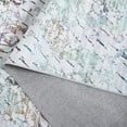 thumbnail image 5 of SAFAVIEH Malibu Hyacinth Distressed Polyester Machine Washable Area Rug, Grey/Green, 6' x 6' Round, 5 of 7