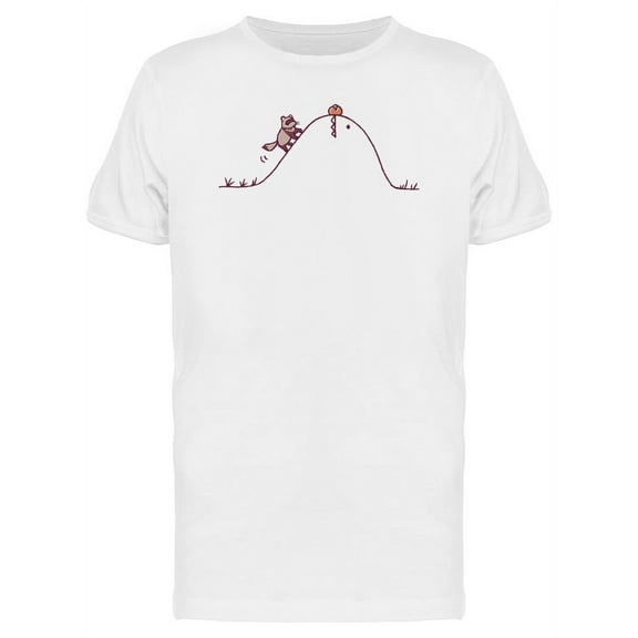 Raccoon And Monster Trap T-Shirt Men -Image by Shutterstock, Male 4X-Large