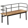 thumbnail image 1 of vidaXL Bench 47.2"x15.7"x27.6" Solid Mango Wood, 1 of 6