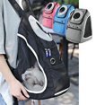 thumbnail image 4 of Mochila portátil de malla transpirable para mascotas, bolsa de transporte plegable de gran capacidad para gatos, suministros para viajes al aire libre, 4 of 4