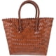 thumbnail image 1 of Bolso de mano tejido a mano de la bolsa de asas de la playa del bolso de las mujeres para la comida campestre, 1 of 6