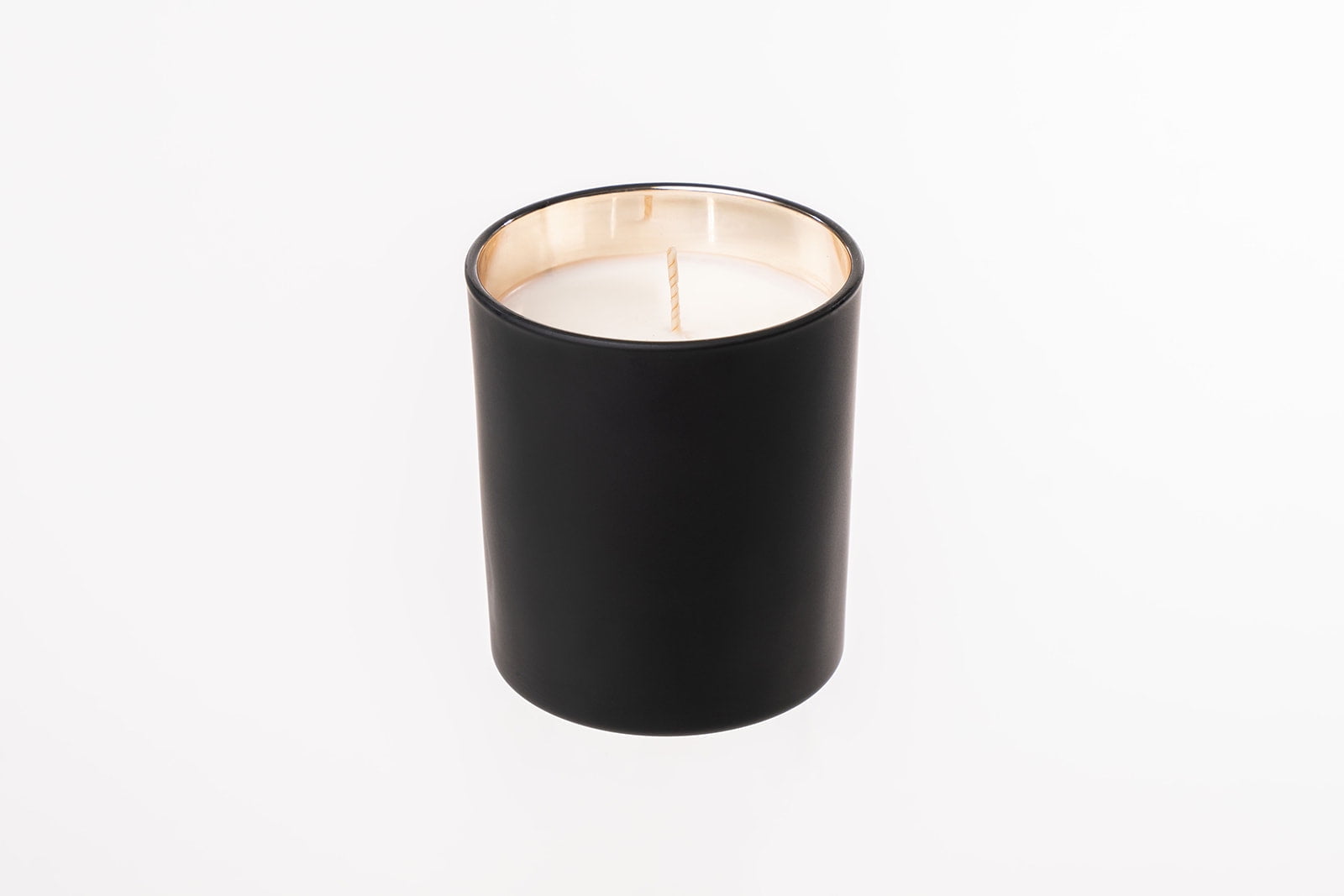 EOTW Candle Supply 10 oz. 12 Pack Empty Luxury Matte Black Copper Gold Reflective Jars for Candle Making.