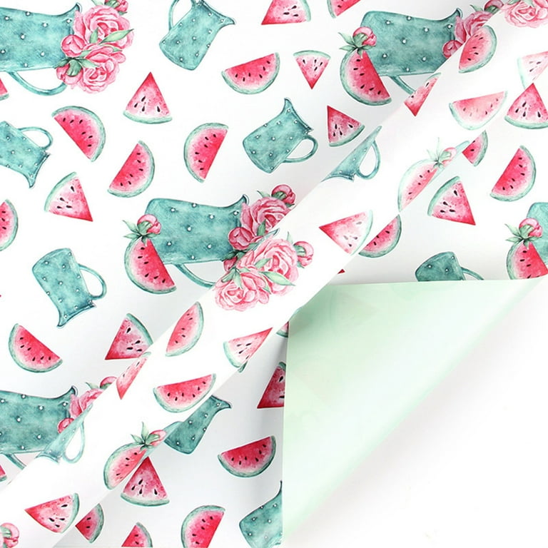 mveomtd Cute Cartoon Print Pink Colorful Wrapping Paper Holiday Girls  Princess Birthday Gift Wrapping Paper Recycled Gift Wrap Teal Bows for Gift  Wrapping 