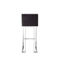 thumbnail image 5 of Home Square 30" Velvet & High Polished Steel Bar Stool in Gray - Set of 3, 5 of 7