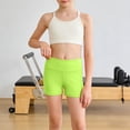 thumbnail image 2 of Ymyiu Toddler Athletic Shorts Baby Boys Girls One Pack Athletic Shorts Cotton with Drawstring Size 9-10 Years (Green,9-10 Years), 2 of 6