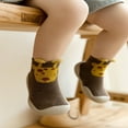 thumbnail image 3 of Lindbes 1pair Cartoon Pattern Anti-Slip Silicone Bottom Toddler Learning Shoes Socks For 0-2 Years Old  All Seasons Suitable, 3 of 7