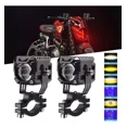 thumbnail image 2 of Faros Auxiliares Led Lupa Ojo Diabólico Spot Luz Para Moto, 2 of 8