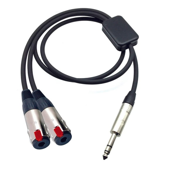 PRO Series Y Cable - TRS Male to Dual TRS Female