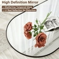 thumbnail image 3 of Anyrose 59.1"x16" Arched Full Length Mirror Metal Frame Floor Mirror with Stand, Black, 3 of 7