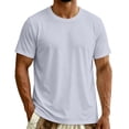 thumbnail image 7 of hotojiny Men's Crew Neck T-Shirts Basic Solid Color Loose Tees Comfortable Casual Summer Top for Daily Wear, 7 of 7