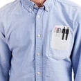thumbnail image 1 of 6PCS/Set PVC Pen Inserted Leak-Proof Pocket Protectors Shirt Pocket for School Hospital Office, White, 1 of 8