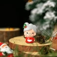 thumbnail image 2 of WICVIK Christmas Micro Landscapes:Xmas Miniature Figurines Santa Claus Snowman Christmas Tree Reindeer Gifts Mini Resin Landscape for Xmas Home Party Cake Toppers Décor, 2 of 8