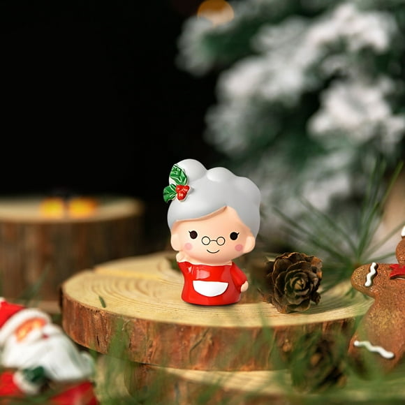 Joyful Christmas Father Christmas Snowman Cute Couple Snow Ornament Toys