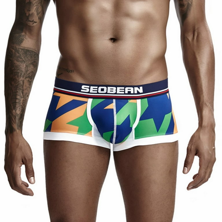Sexy Seobean Men Nylon Briefs G-string Thongs Bikini T-back