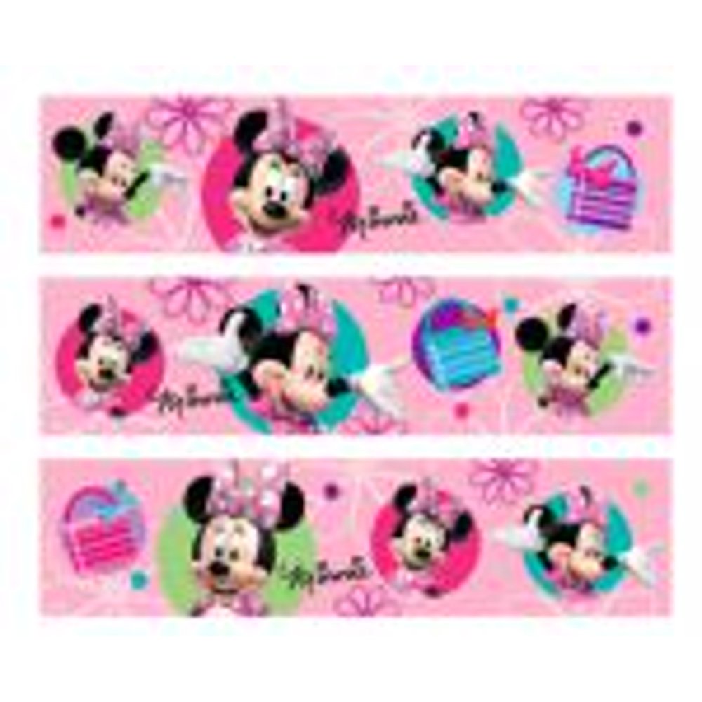Minnie Mouse 7inch Round Edible Border Cake Decoration
