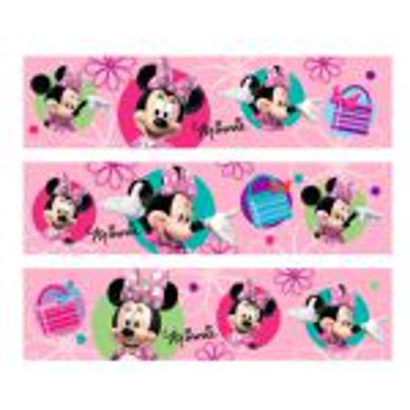 Minnie Mouse 7inch Round Edible Border Cake Decoration Walmart