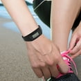 thumbnail image 5 of EXHUMKY Step Counter Bracelet Pedometer Bracelet PU Black 1Set Fashion Design Daily Exercise, 5 of 5