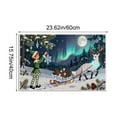 thumbnail image 3 of Christmas Themed Door Mat, 23.62x15.75 Inch Absorbent and Non-Slip Floor Mat for Entrance Kitchen, Festive Holiday Home Decor Rug(A), 3 of 6