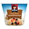 Quaker Instant Oatmeal Cups, Maple & Brown Sugar, 1.69 Oz