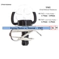 thumbnail image 5 of 10x 1/4 Turn Quick Release Clip Black Clamp 17mm Fairing Race Dzus Panex, 5 of 7