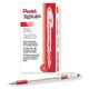 thumbnail image 1 of Bolígrafos Pentel RSVP, Paquete de 12, Punta Media 1.0 mm, Tinta Roja, 1 of 7